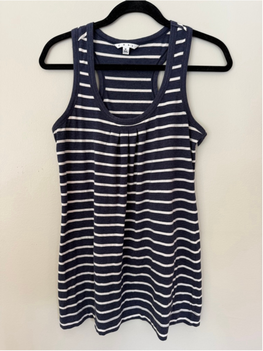 CAbi Navy and White Tank Size M GUC